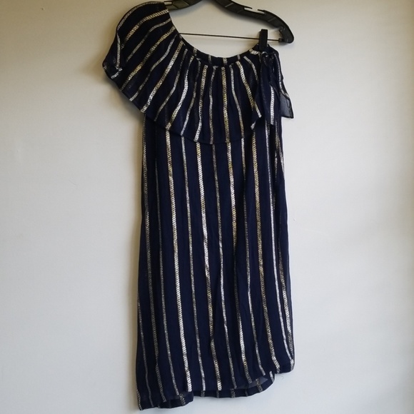 APC  Dress One Shoulder Blue size Small - Picture 3 of 6